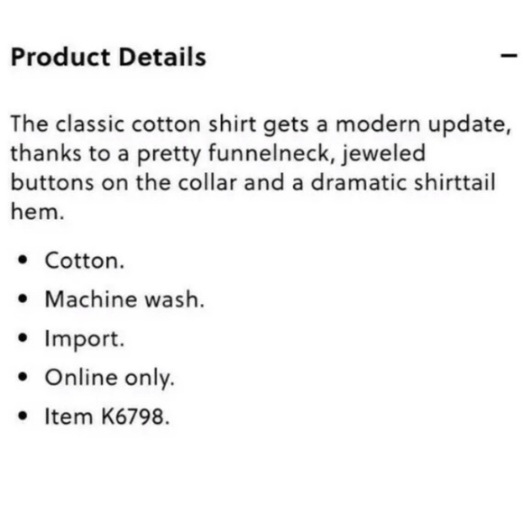 JCREW JEWELED FUNNELNECK SHIRT SZ 2 - Picture 3 of 3